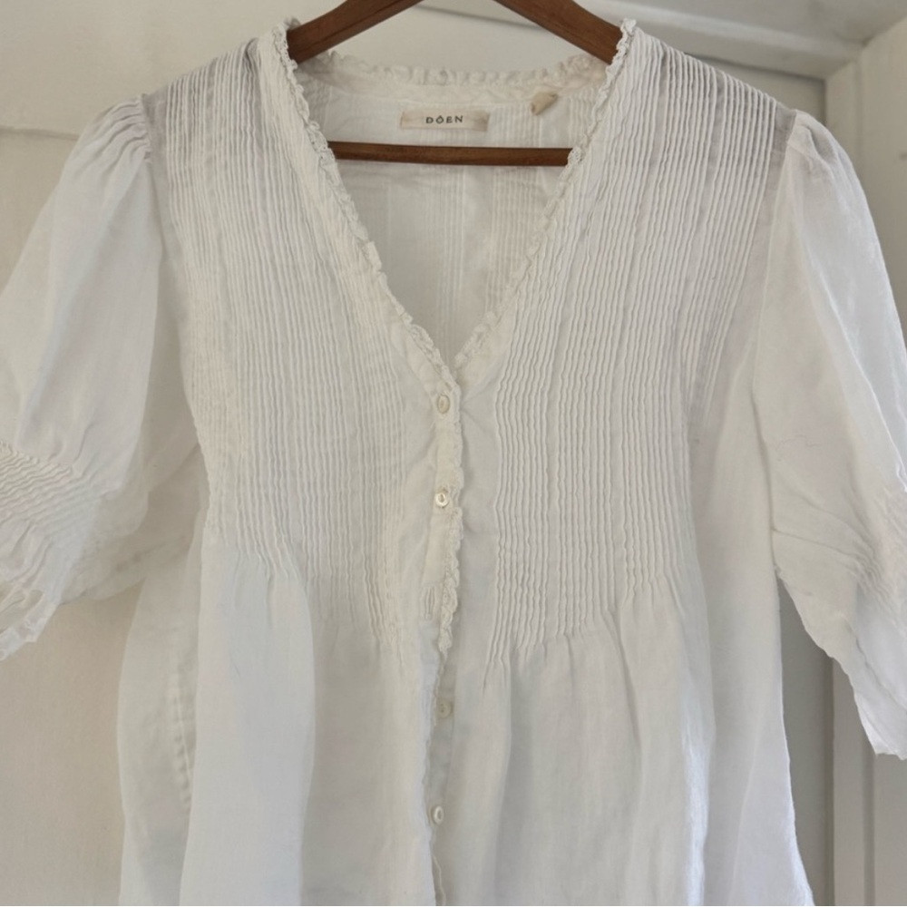 DOEN White Karlie Top